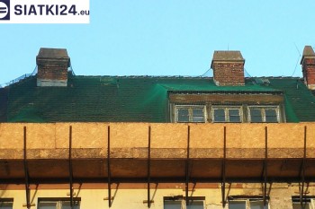 Siatki Knurów - Zabezpieczenie elementu dachu siatkami dla terenów Knurowa